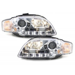 Par de luces LED de conducción diurna para Audi A4 2004-2007