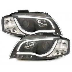 Paar koplampen + geïntegreerde lichtbalk Audi A3 8P 2003-2008