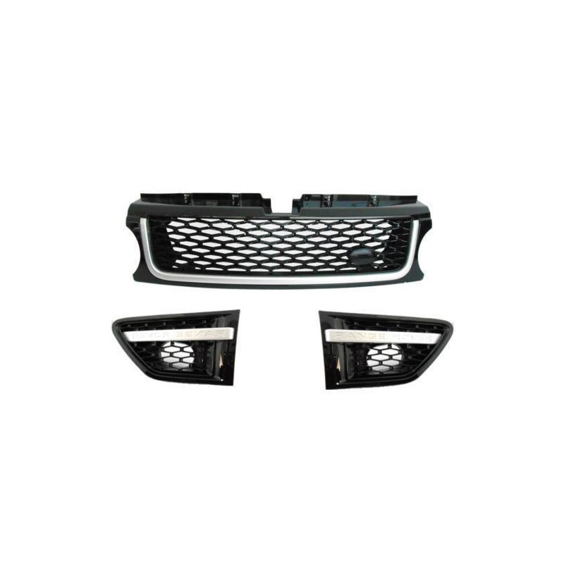 Schwarzes Kühlergrillpaket im Autobiografie-Look für Range Rover Sport 2010-2013