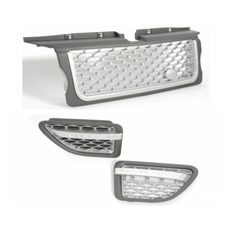 Silver Look Autobiography Grille Pack voor Range Rover Sport 2005-2009 Silver Look Autobiography Grille Pack voor Range Rover Sport 2005-2009
