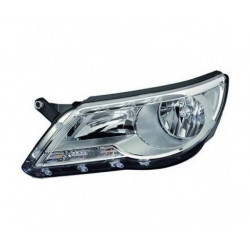 Phare gauche H7+H7 pour Volkswagen Tiguan 2007-2011