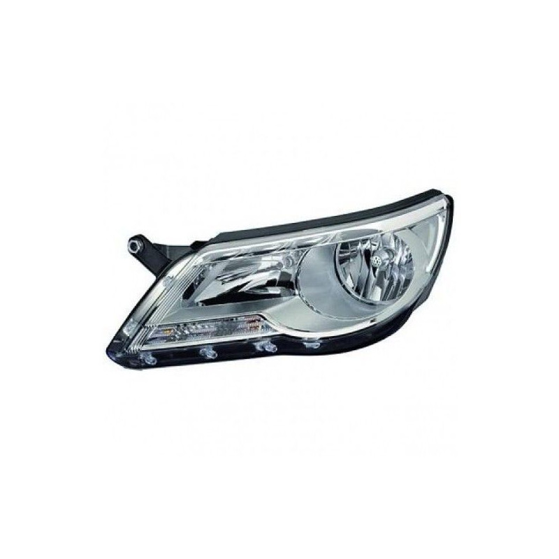 Linker koplamp H7+H7 voor Volkswagen Tiguan 2007-2011