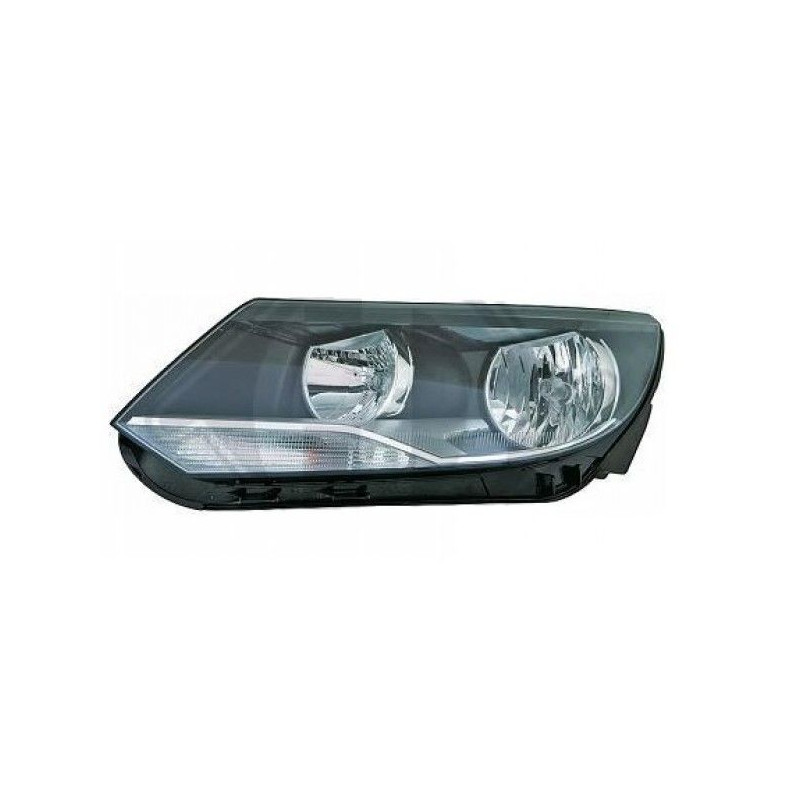 Phare droit H7+H15 pour Volkswagen Tiguan 2011