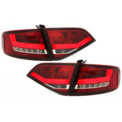 Feux arrières LED Lightbar rouge / blanc Audi A4 BERLINE 2007-2011