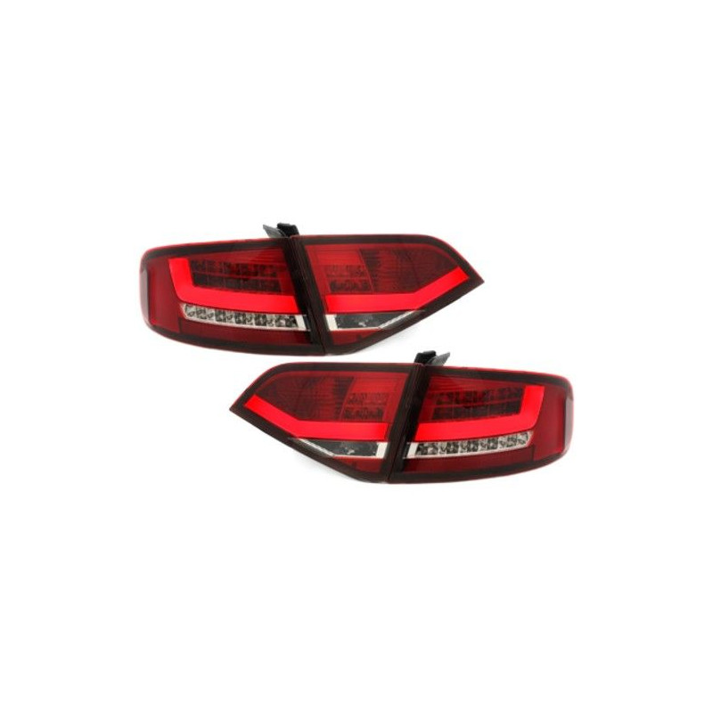 Luci posteriori a LED Lightbar rosso/bianco Audi A4 BERLINA 2007-2011