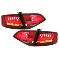 Luci posteriori a LED Lightbar rosso/bianco Audi A4 BERLINA 2007-2011
