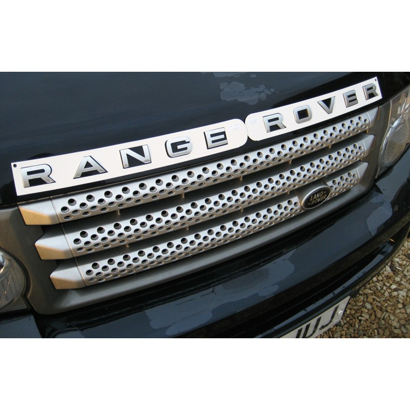 Sport suralimenté noir brillant Lettres Lettrage Arrière Badge Coffre Pour Range Rover
