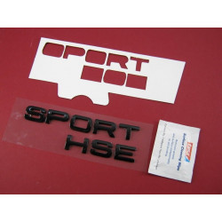 Rode 3D-letters voor Range Rover Sport