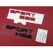 Rode 3D-letters voor Range Rover Sport Rode 3D-letters voor Range Rover Sport