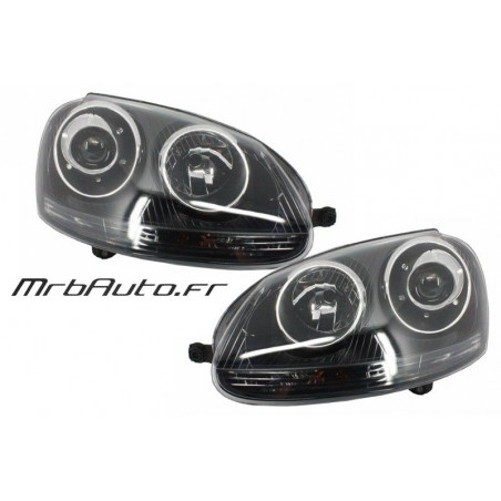 FARI ANTERIORI R32 GTI LOOK NERI VOLKSWAGEN GOLF 5 FARI ANTERIORI R32 GTI LOOK NERI VOLKSWAGEN GOLF 5