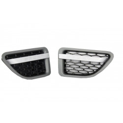 Pack calandre Noir Silver pour Range Rover Sport 2005-2009 Look Autobiography