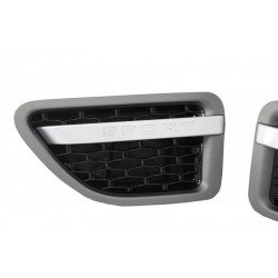 Pack calandre Noir Silver pour Range Rover Sport 2005-2009 Look Autobiography
