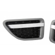 Zwart Zilver Grille Pack voor Range Rover Sport 2005-2009 Autobiography Look