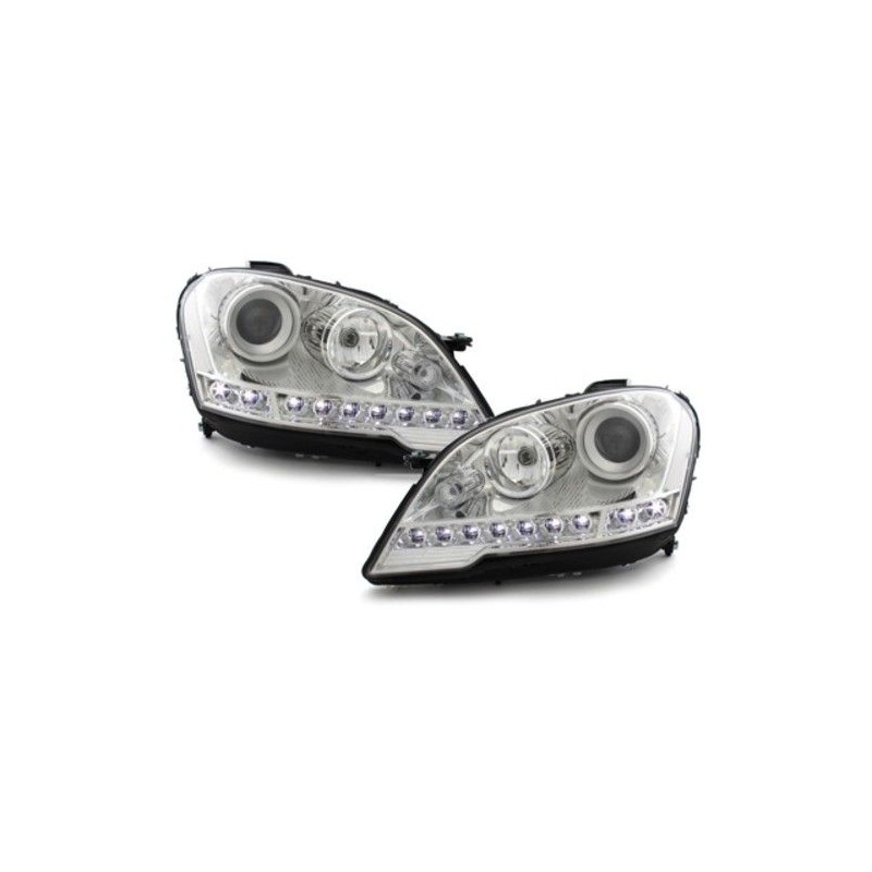 Farol cromado para Mercedes ML W164