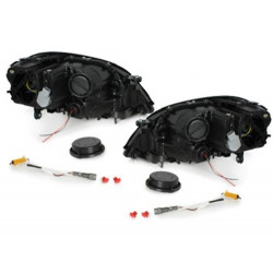Faro anteriore cromato per Mercedes ML W164