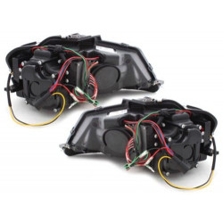 FAROS NEGROS BARRA DE LUCES LED AUDI A3 8P 08-12