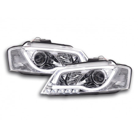 PHARES CHROME LIGHTBAR LED AUDI A3 8P 08-12 PHARES CHROME LIGHTBAR LED AUDI A3 8P 08-12