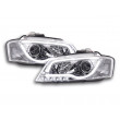 FARI LED BARRA LUMINOSA CROMATA AUDI A3 8P 08-12