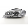 FARI LED BARRA LUMINOSA CROMATA AUDI A3 8P 08-12 FARI LED BARRA LUMINOSA CROMATA AUDI A3 8P 08-12