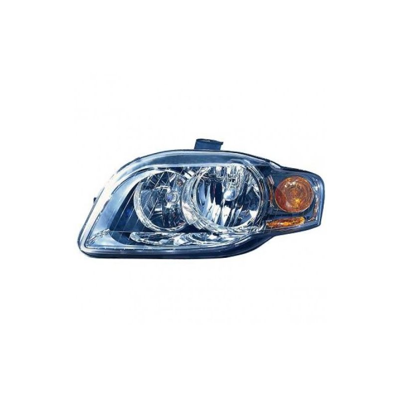 FARO DERECHO H7/H7 INTERMITENTE NARANJA AUDI A4 B7 2004-07