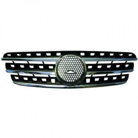 Griglia cromata nera per ML W163 Look W164 Griglia cromata nera per ML W163 Look W164