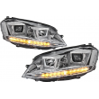 Chromen LED-koplampen voor Volkswagen Golf 7 Chromen LED-koplampen voor Volkswagen Golf 7