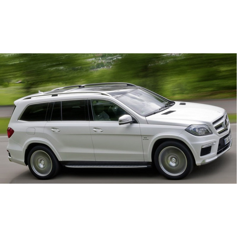 Barres De Toit Transversales Pour Mercedes GL X166 (2012-2015) - Marque TURTLE, Amovibles, Garantie 2 Ans