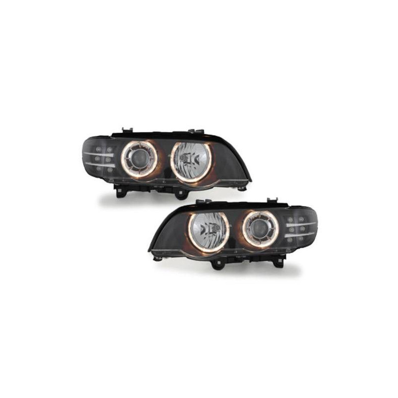 LED Angel Eyes Scheinwerfer für BMW X5 E53 99-03
