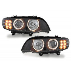 LED Angel Eyes Scheinwerfer für BMW X5 E53 99-03