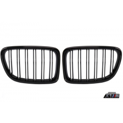 Griglie a doppio rene nero lucido per BMW X1 E84