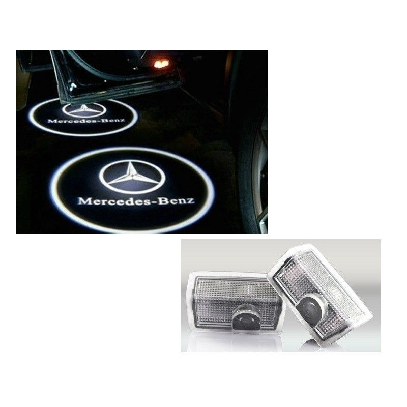 Zwei Pico LED Logo Projektoren für MERCEDES ML W164 