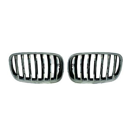 Grelhas cromadas e pretas para BMW X5 E70 Grelhas cromadas e pretas para BMW X5 E70