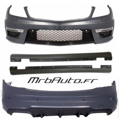 KIT CARROSSERIE LOOK AMG POUR MERCEDES CLASSE C W204 KIT CARROSSERIE LOOK AMG POUR MERCEDES CLASSE C W204
