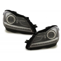 PHARE BLACK MERCEDES CLASSE C W204