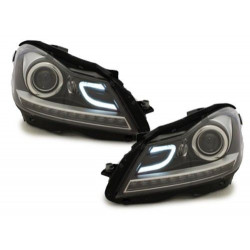 PHARE BLACK MERCEDES CLASSE C W204