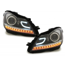 PHARE BLACK MERCEDES CLASSE C W204