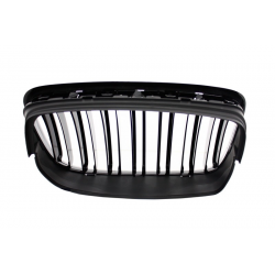 Rejilla delantera negra brillante con aspecto M para BMW X5 X6