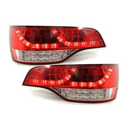 LED branco vermelho Luzes traseiras Audi Q7 2005-2009 LED branco vermelho Luzes traseiras Audi Q7 2005-2009