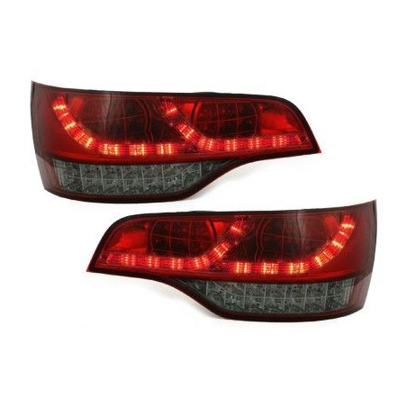 Luci posteriori a LED fumé rosse bianche Audi Q7 2005-2009 Luci posteriori a LED fumé rosse bianche Audi Q7 2005-2009