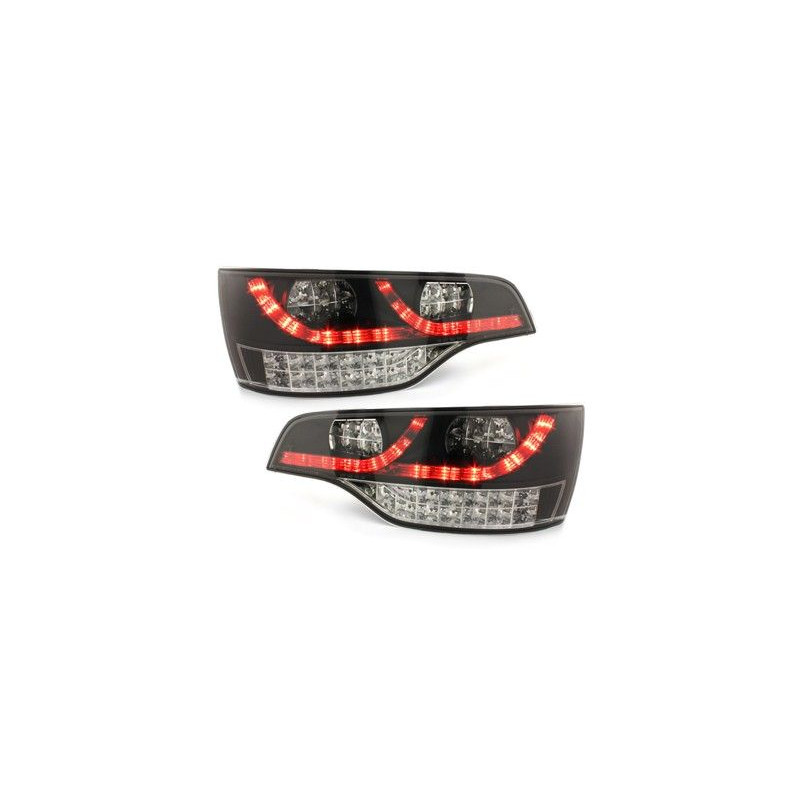 LED preto Luzes traseiras Audi Q7 2005-2009