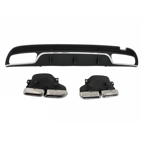 DIFFUSOR + AUSPUFF LOOK C63 FÜR MERCEDES C-KLASSE W205 DIFFUSOR + AUSPUFF LOOK C63 FÜR MERCEDES C-KLASSE W205