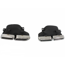 DIFFUSER + UITLAAT LOOK C63 VOOR MERCEDES C-KLASSE W205