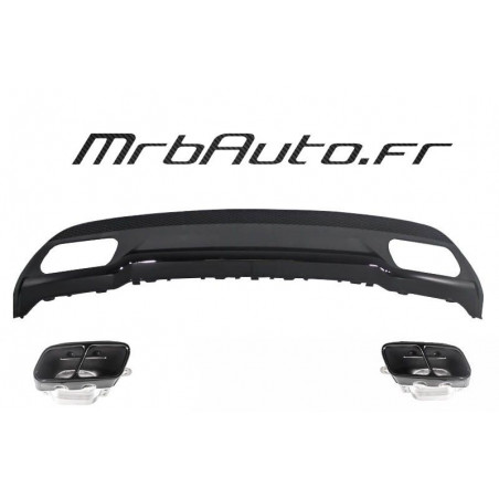 DIFFUSEUR + ECHAPPEMENT LOOK C63 POUR MERCEDES CLASSE C W205 DIFFUSEUR + ECHAPPEMENT LOOK C63 POUR MERCEDES CLASSE C W205