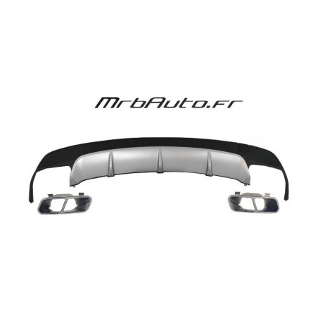 DIFUSOR + ESCAPE LOOK CLA45 PARA MERCEDES CLA W117 DIFUSOR + ESCAPE LOOK CLA45 PARA MERCEDES CLA W117
