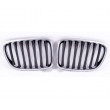 Grelhas cromadas pretas para BMW X1 E84
