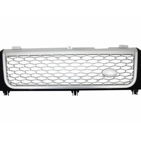 Calandre Noir/Silver pour Range Rover L322 Vogue