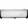 Rejilla delantera negra y plateada para Range Rover L322 Vogue