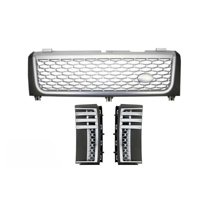 Pack Calandre Argent / Gris pour Range Rover Vogue look Autobiography