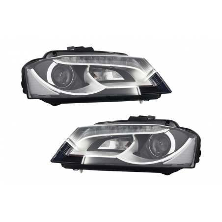 PHARES LOOK XENON LED AUDI A3 8P 08-12 PHARES LOOK XENON LED AUDI A3 8P 08-12