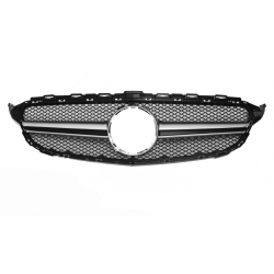 CALANDRE AMG SILVER POUR MERCEDES CLASSE C W205